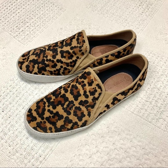 CORSO COMO size 8.5 animal slip on leopard Flats sneakers FS - Picture 8 of 10